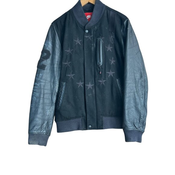 Nike Dream Team Destroyer Jacket 1992 • Men’s L • Triple Black Vtg Streetwear - Picture 3 of 10